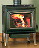 Our stoves up to 94% efficient. Grandview 230 wood stove featured here